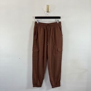 Old Navy Stretchtech Dry Quick Cargo Joggers Brown Womens Medium Hiking Gorpcore